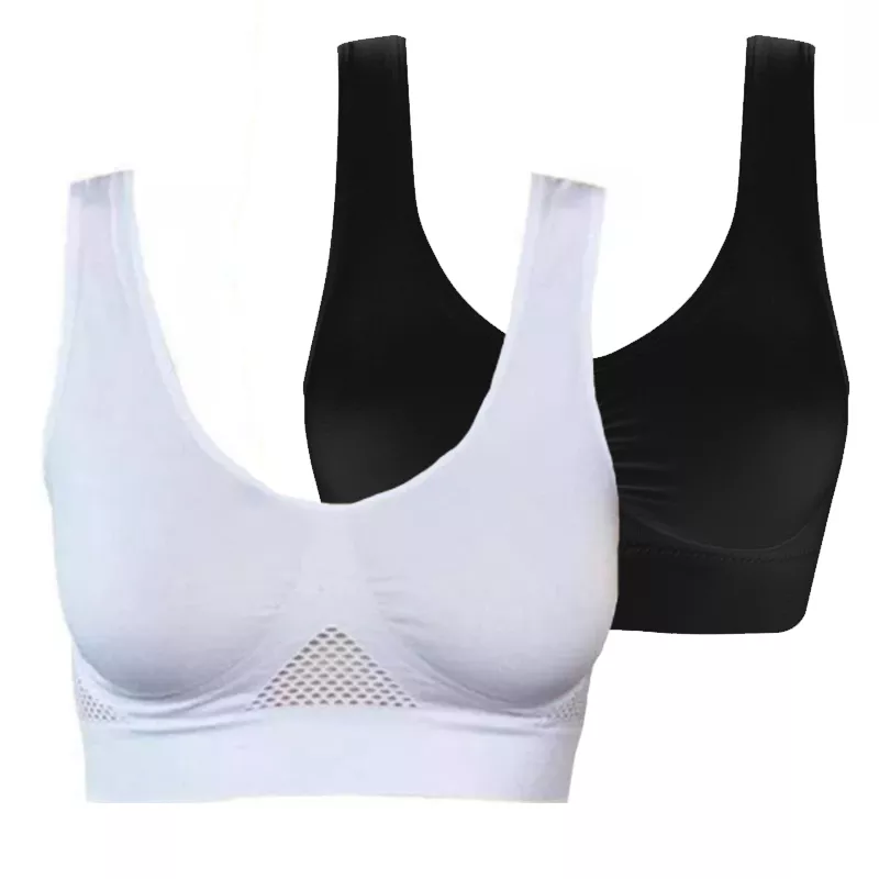 Breathable and comfortable bra without steel ring