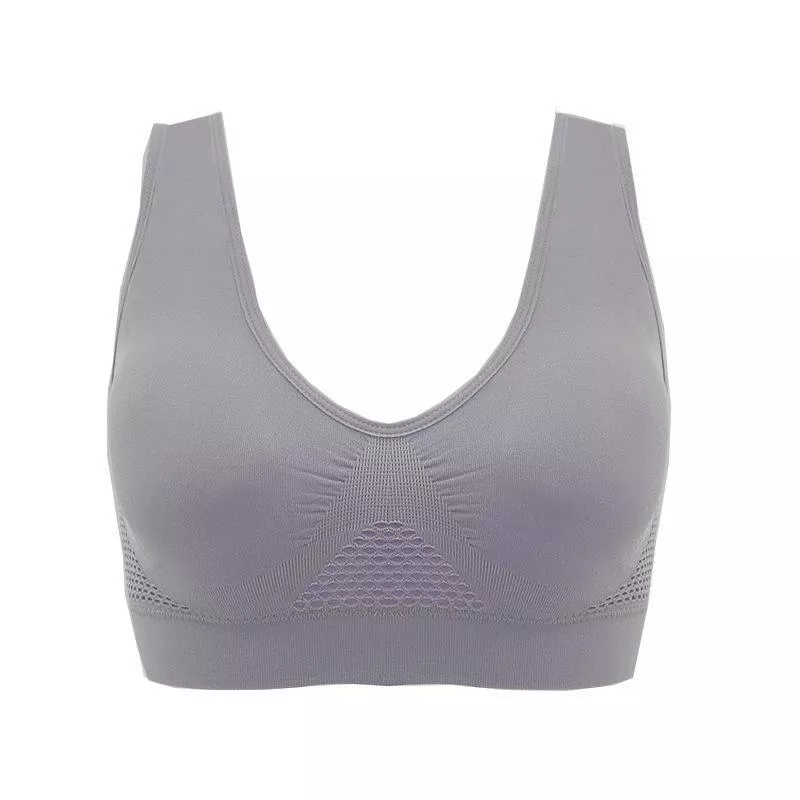 Breathable and comfortable bra without steel ring